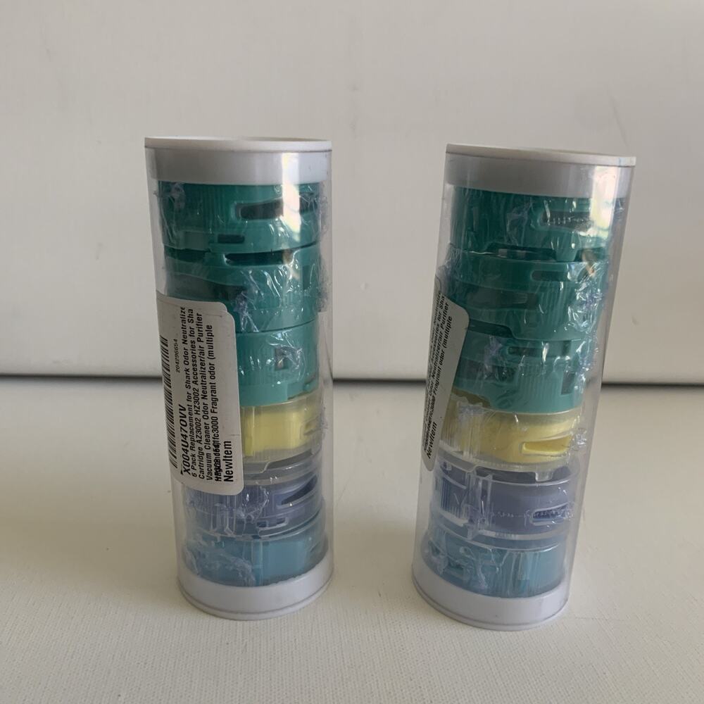 6x Replacement Odor Neutralizer Cartridges Lot Of 2 for Shark Vacuum Cleaner
